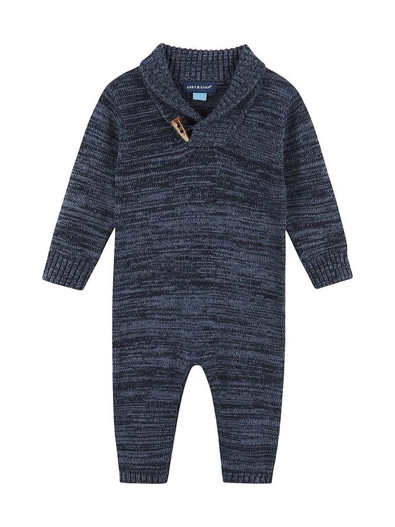 商品Andy & Evan|Baby Boy's Shawl Collar Coveralls &amp; Booties Set,价格¥354,第3张图片详细描述