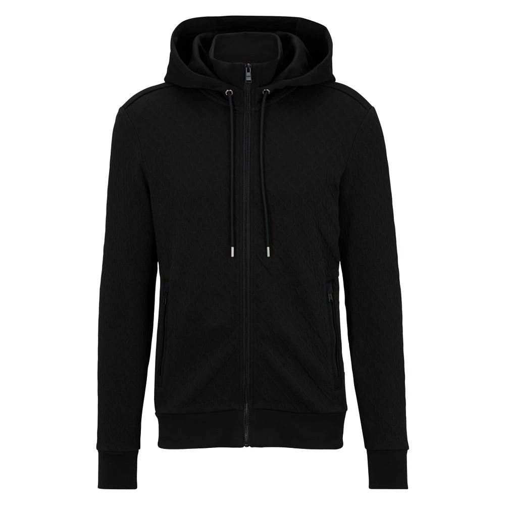 商品Hugo Boss|Men's Monogram Jacquard Zip-Up Hoodie,价格¥1773,第4张图片详细描述