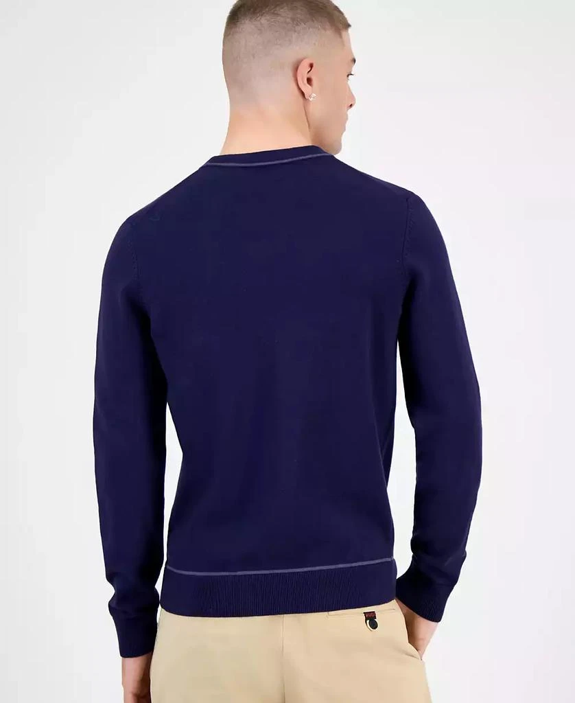 商品Hugo Boss|Men's San Cassius Logo Crewneck Sweater,价格¥510,第3张图片详细描述