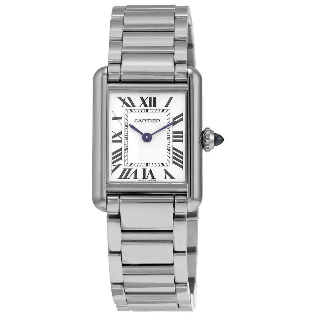 商品Cartier|Tank Quartz Silver Dial Ladies Watch WSTA0051,价格¥23656,第1张图片