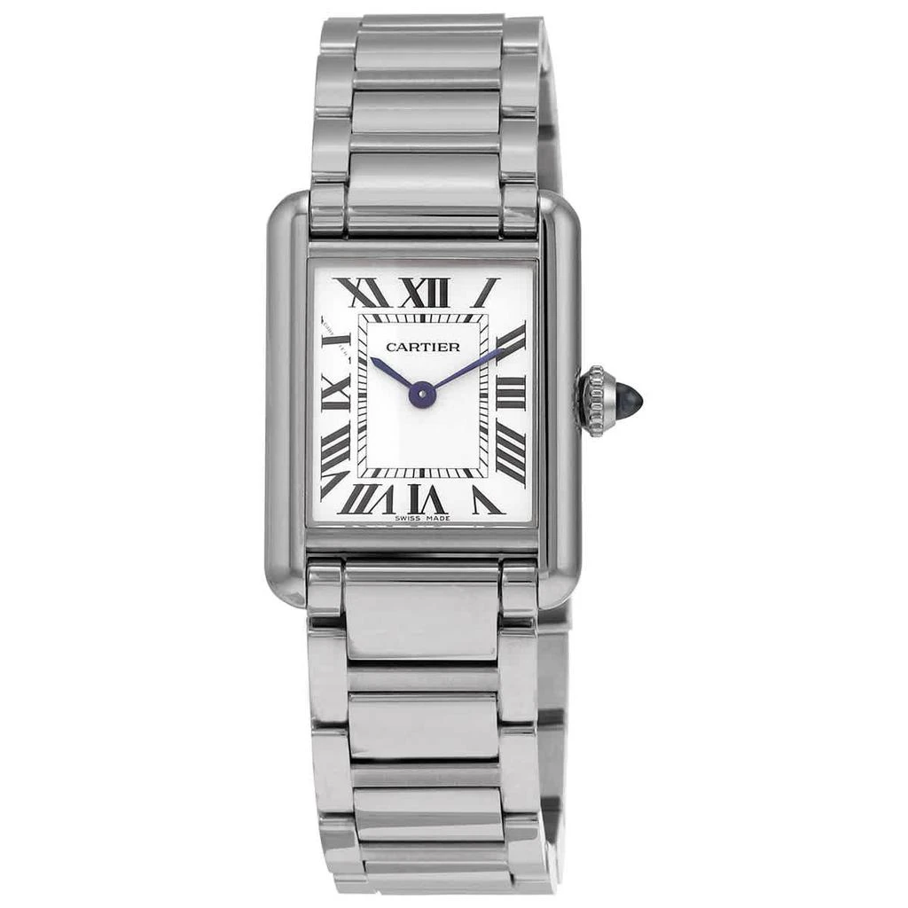 商品Cartier|Tank Quartz Silver Dial Ladies Watch WSTA0051,价格¥23694,第1张图片