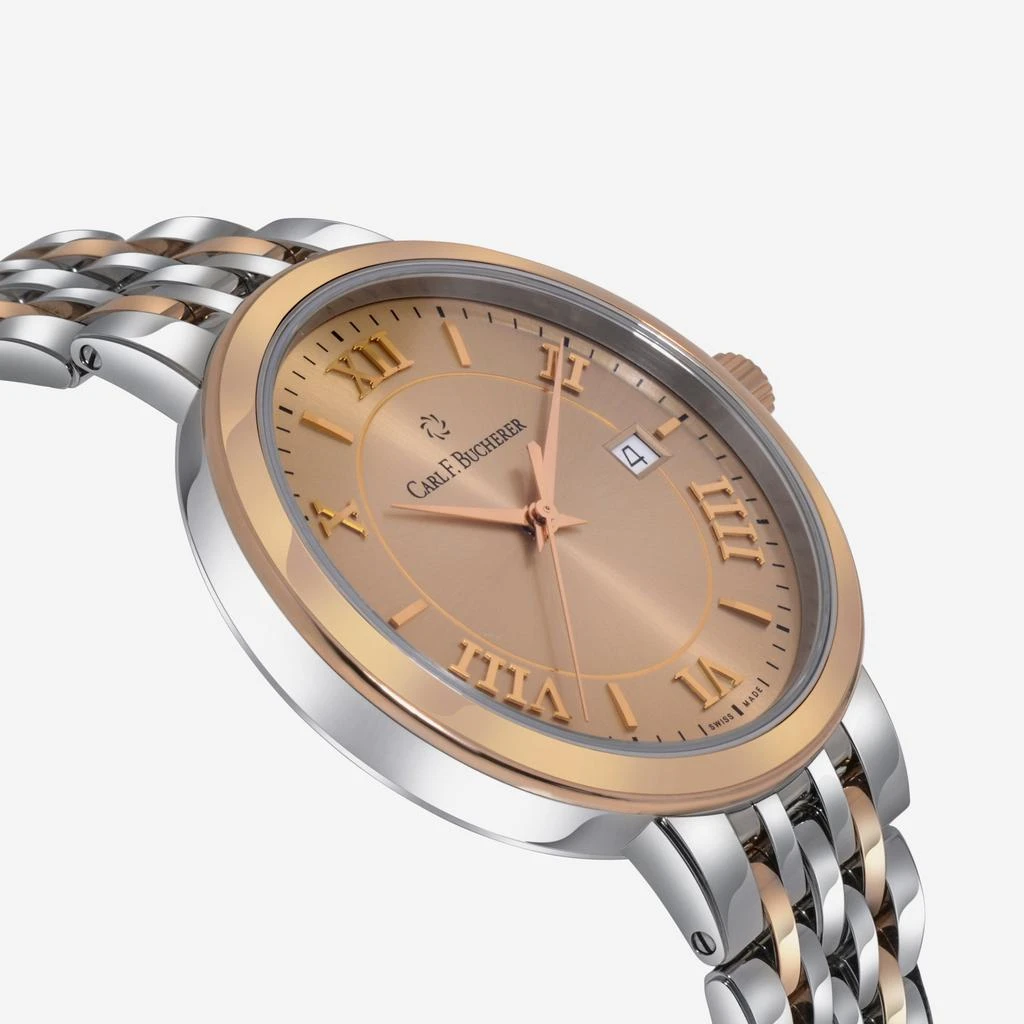 商品Carl F. Bucherer|Carl F. Bucherer Adamavi AutoDate 18K Rose Gold & Stainless Steel Automatic Men's Watch 00.10314.07.45.21,价格¥22942,第4张图片详细描述