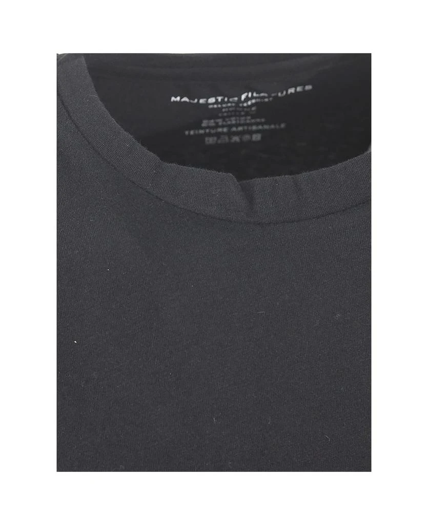 商品MAJESTIC FILATURES|Short-sleeved Crew Neck T-shirt,价格¥650,第3张图片详细描述