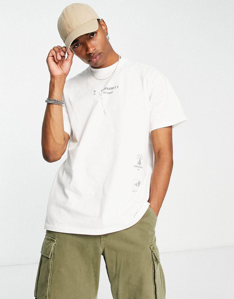 商品Carhartt WIP|Carhartt WIP connect t-shirt in white,价格¥436,第4张图片详细描述