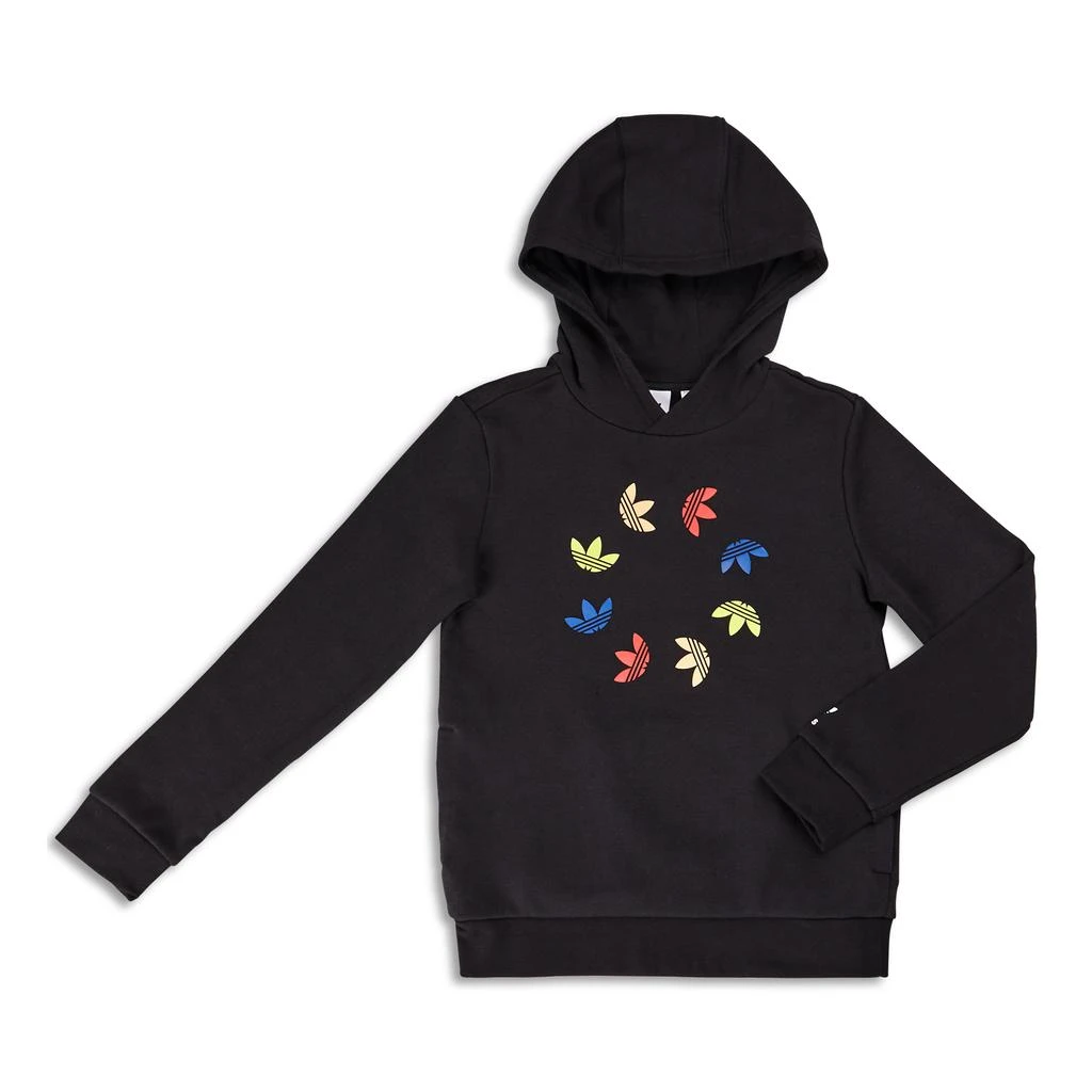 商品Adidas|adidas Adicolor Bold Over The Head Hoody - Grade School Hoodies,价格¥335,第1张图片