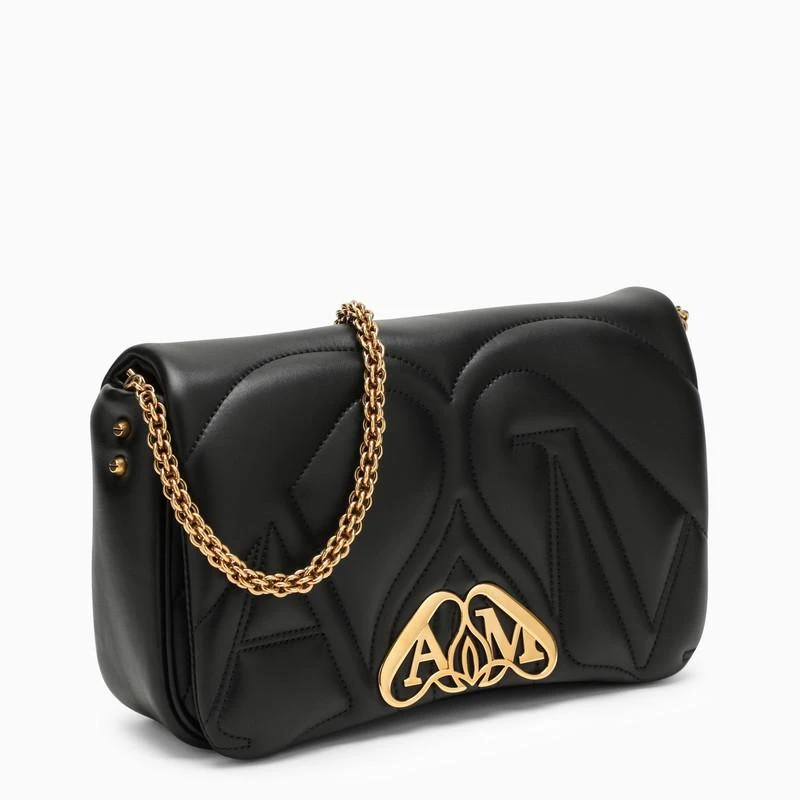 商品Alexander McQueen|Seal small black leather bag,价格¥17335,第3张图片详细描述