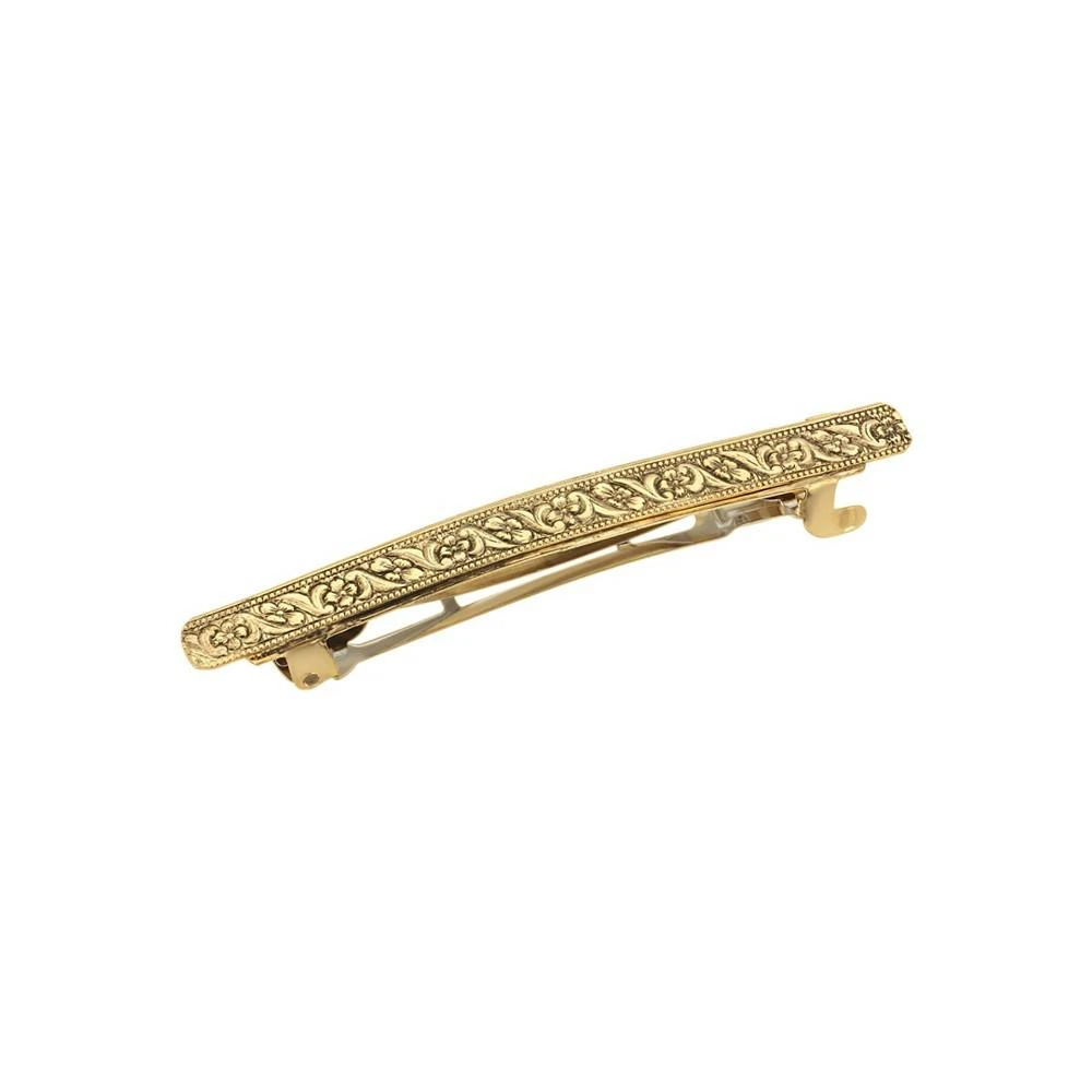 商品2028|Women's Gold-Tone Bar Hair Barrette,价格¥195,第1张图片