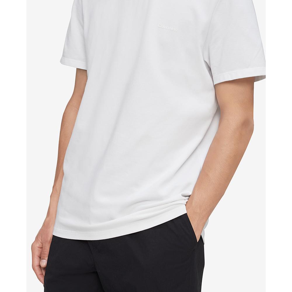 Men's Solid Tech Piqué T-Shirt商品第3张图片规格展示