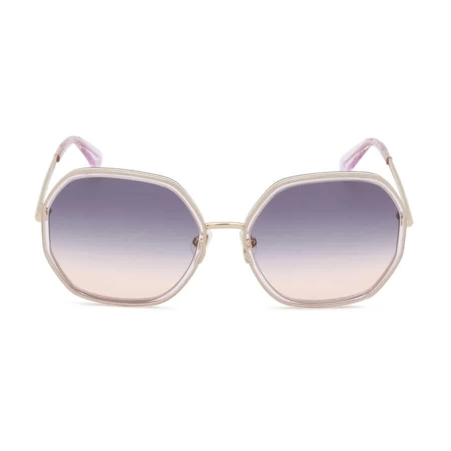 商品Kate Spade|Kate Spade Ladies Gold Tone Round Sunglasses NICOLA/G/S0HZJO958,价格¥342,第2张图片详细描述