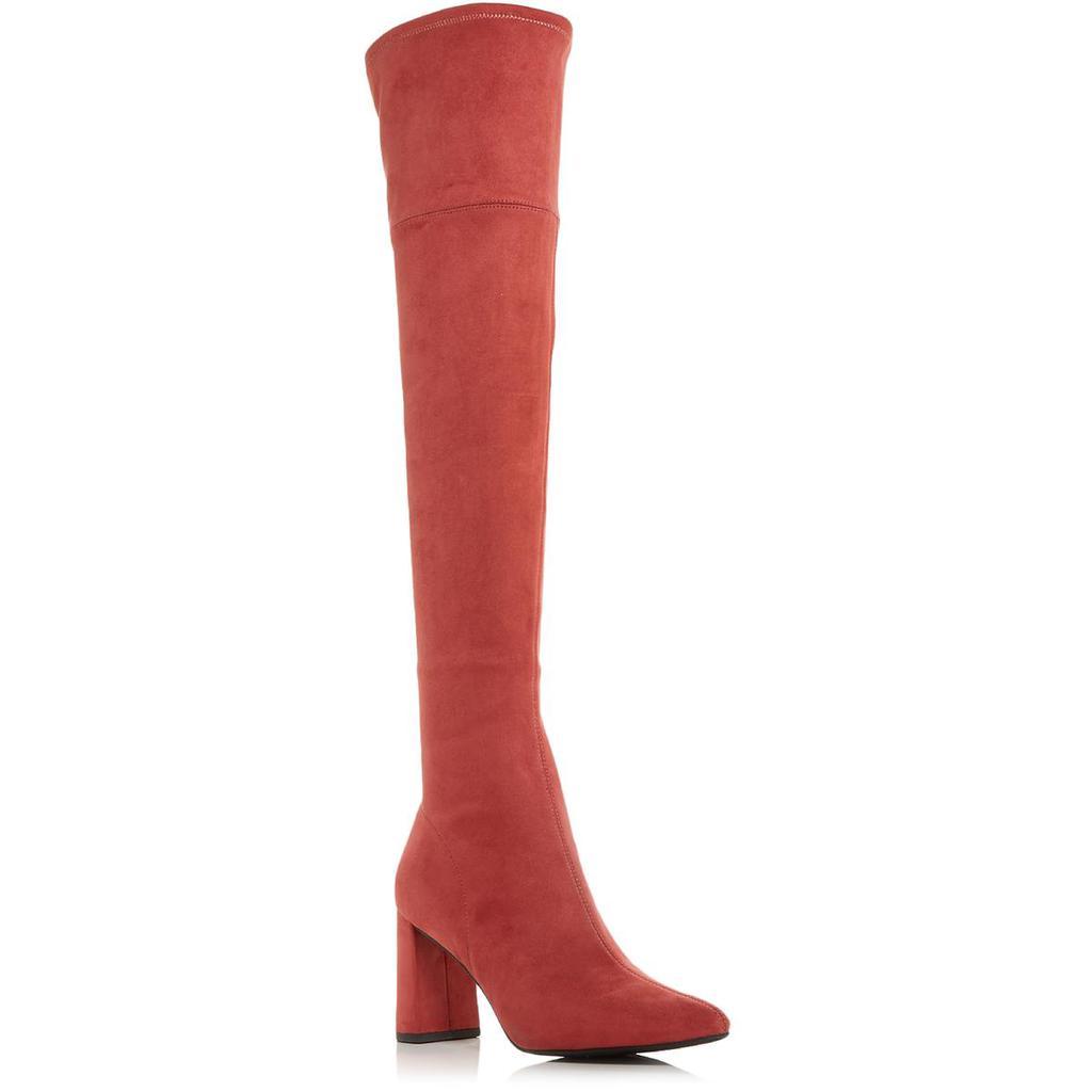 商品Jeffrey Campbell|Jeffrey Campbell Womens Parisah 2 Faux Suede Pointed Toe Over-The-Knee Boots,价格¥800,第1张图片