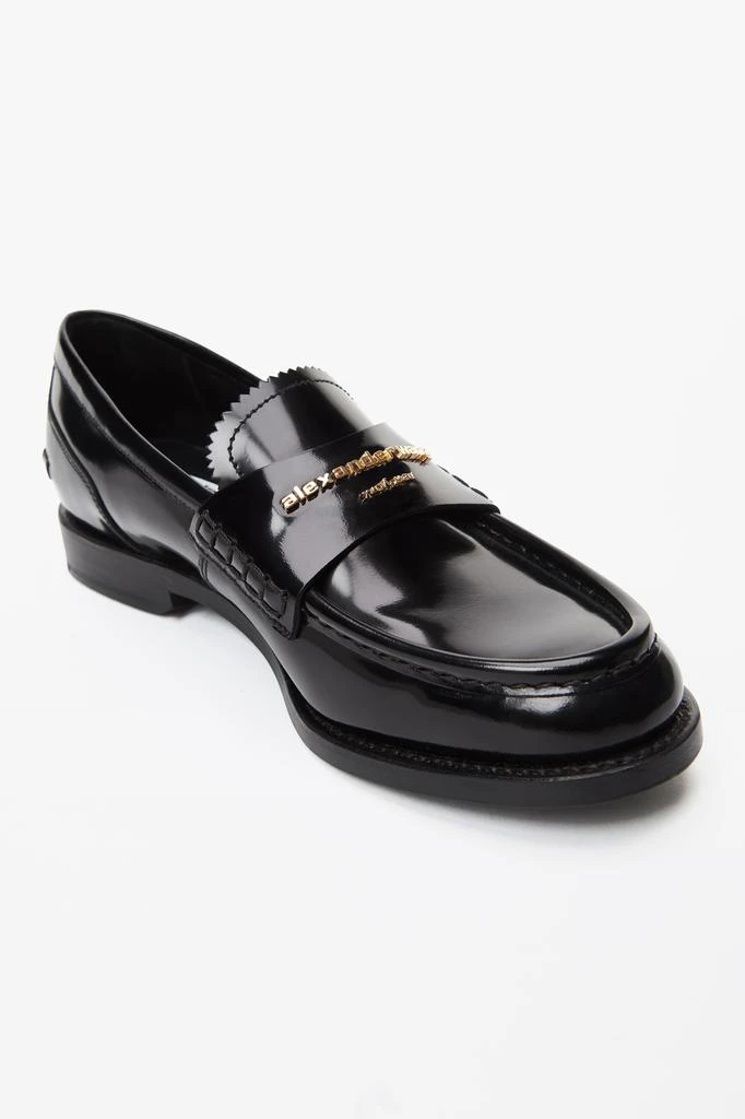 商品Alexander Wang|CARTER LOGO LEATHER LOAFER,价格¥1883,第2张图片详细描述