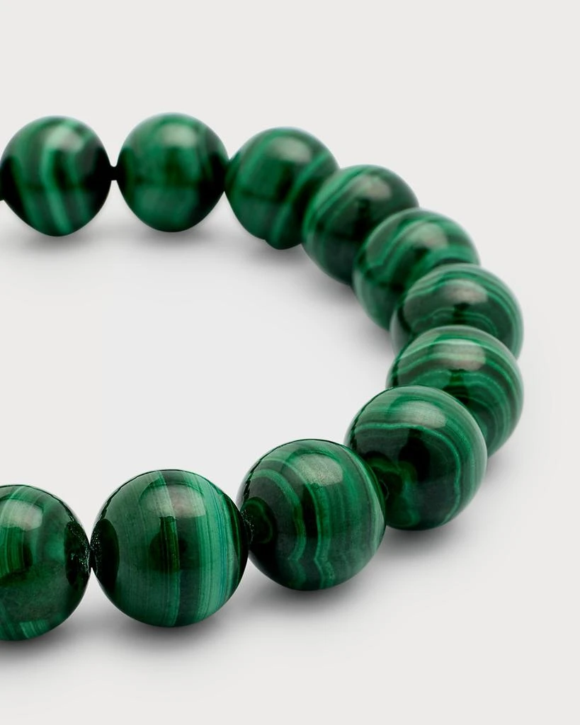 商品NEST Jewelry|Malachite and Pearl Stretch Bracelet,价格¥919,第4张图片详细描述