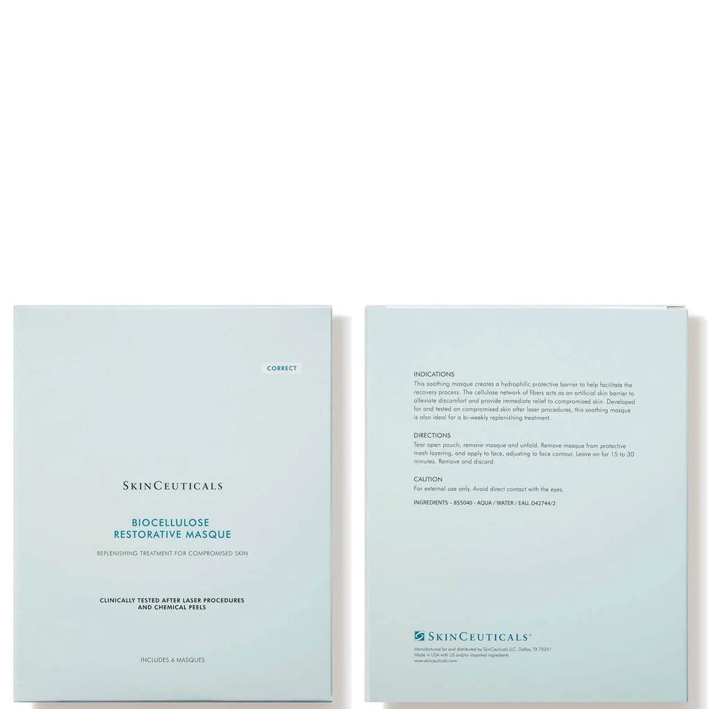 商品SkinCeuticals|SkinCeuticals Biocellulose Restorative Sheet Mask,价格¥1065,第4张图片详细描述