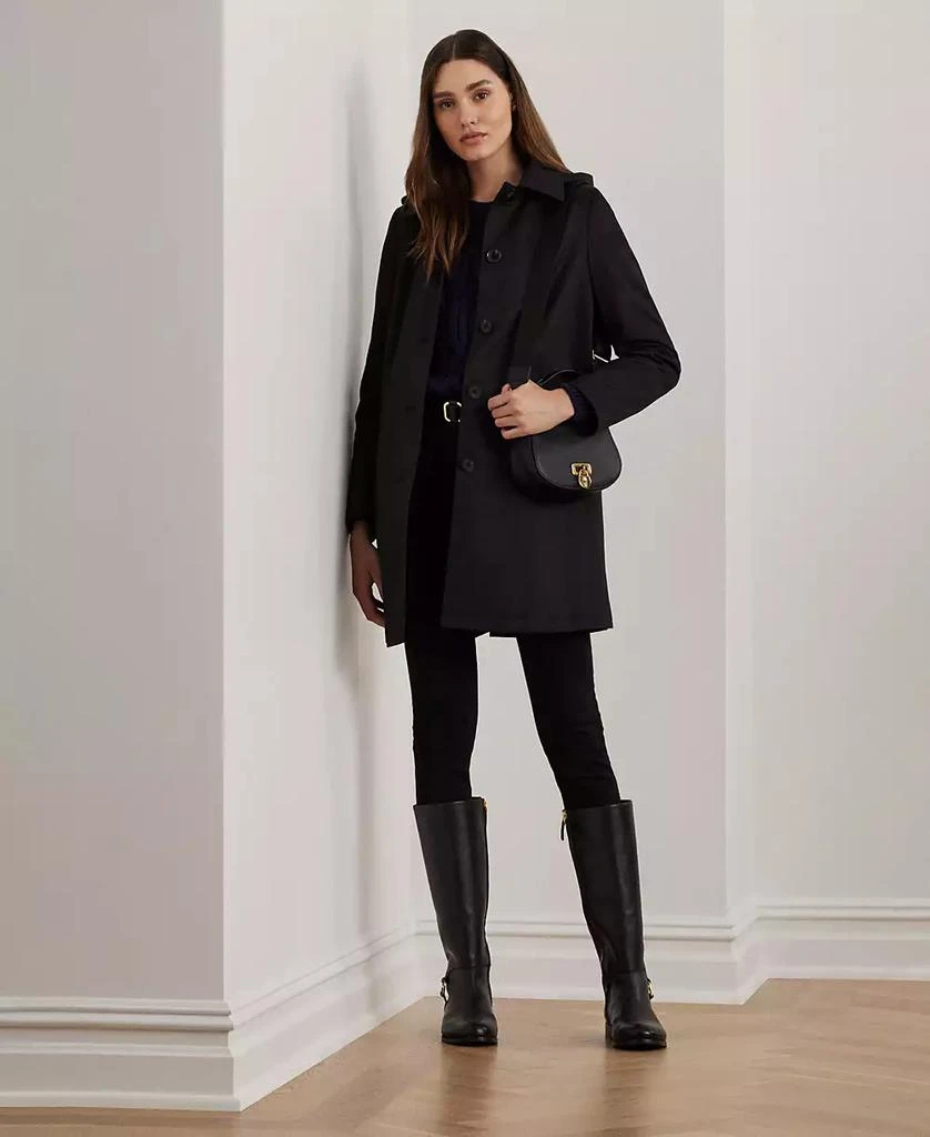 商品Ralph Lauren|女士 连帽A-Line系列 防雨夹克,价格¥1678,第3张图片详细描述