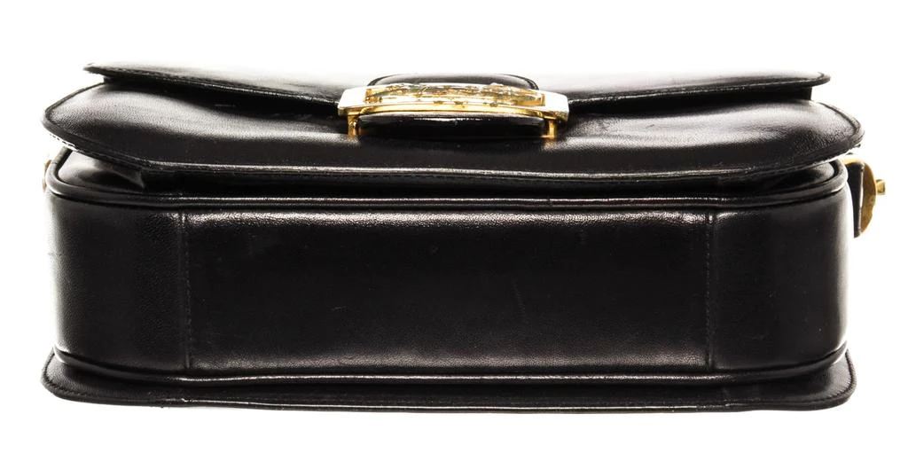 商品[二手商品] Celine|Celine Vintage Black Leather Horse Carriage Box Shoulder Bag,价格¥10212,第3张图片详细描述