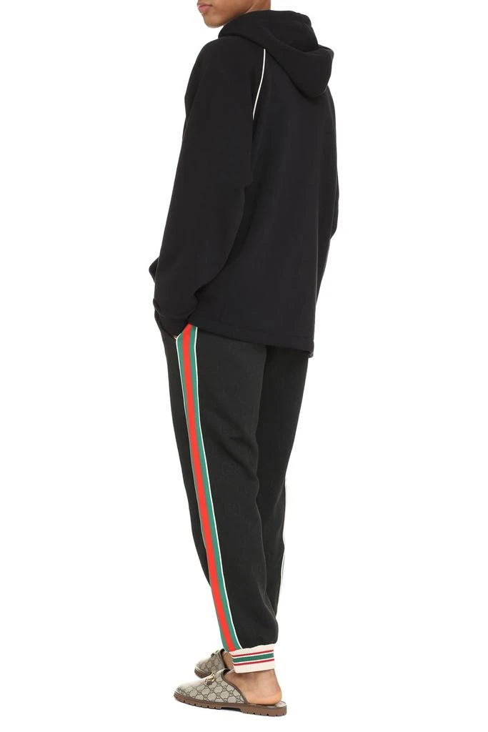 商品Gucci|Gucci Web Half-Zip Hoodie,价格¥8109,第4张图片详细描述