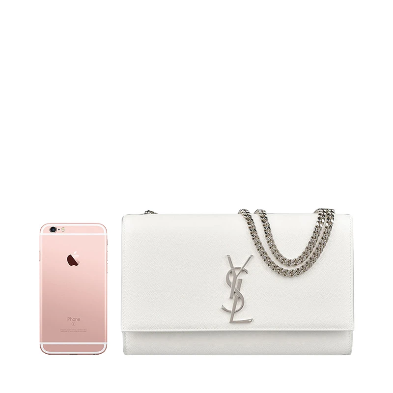 YSL 圣罗兰 女士牛皮白色单肩链条包 364021-BOW0N-9011 商品
