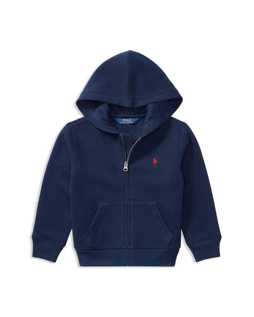 商品Ralph Lauren|Boys' Fleece Zip Up Hoodie - Little Kid, Big Kid,价格¥453,第1张图片详细描述