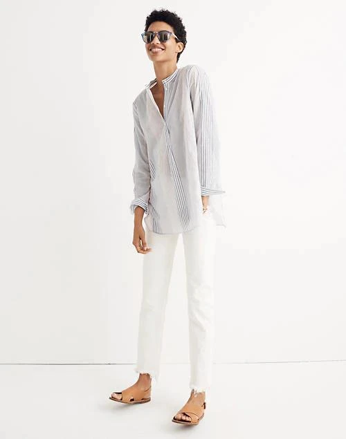 商品Madewell|Wellspring 条纹衬衫,价格¥318,第2张图片详细描述