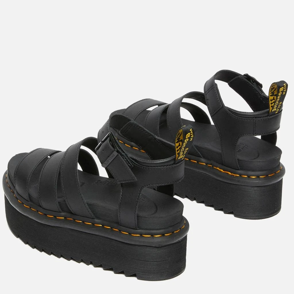 商品Dr. Martens|Dr. Martens Women's Blaire Quad Sandals - Black,价格¥749,第5张图片详细描述