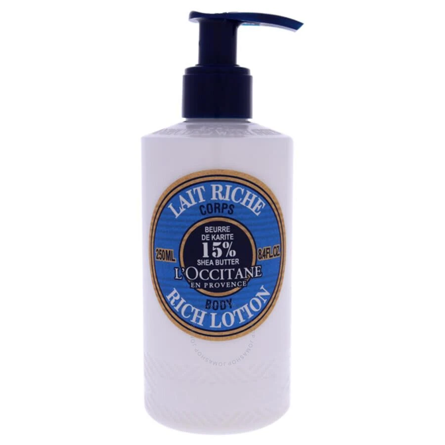 商品L'Occitane|Loccitane / Shea Butter Body Rich Lotion 8.4 oz,价格¥186,第1张图片