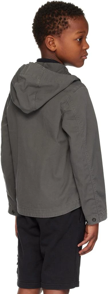商品Stone Island Junior|Kids Gray Patch Jacket,价格¥1899,第3张图片详细描述