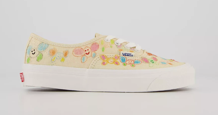 商品Vans|VANS ANAHEIM AUTHENTIC 44 DX TRAINERS Sandy Liang Scribble Natural  VN0A5KX4AXH,价格¥493,第1张图片