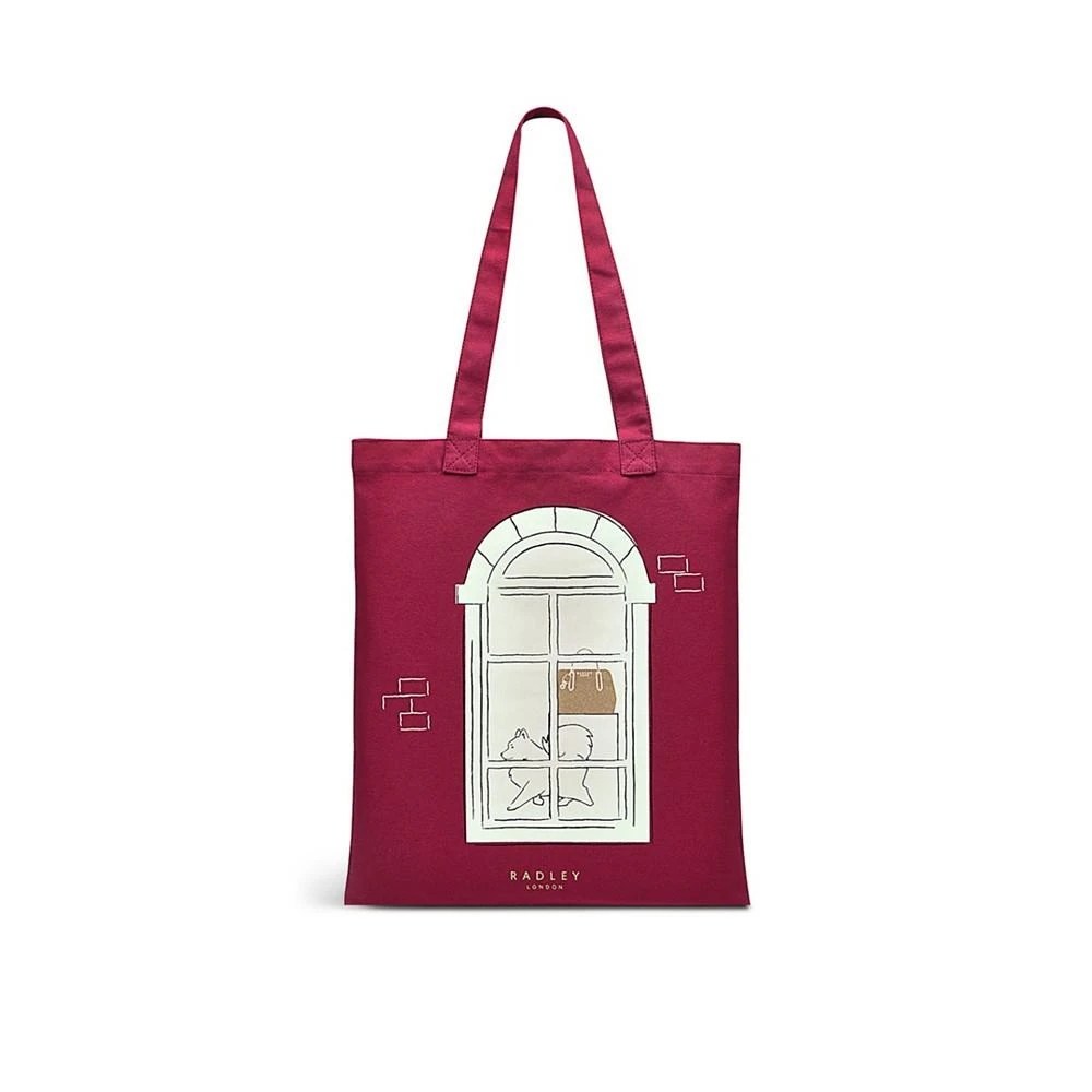 商品Radley|Women's Christmas Dogs Duo Pack Canvas Totes Set, 2 Pieces,价格¥262,第3张图片详细描述