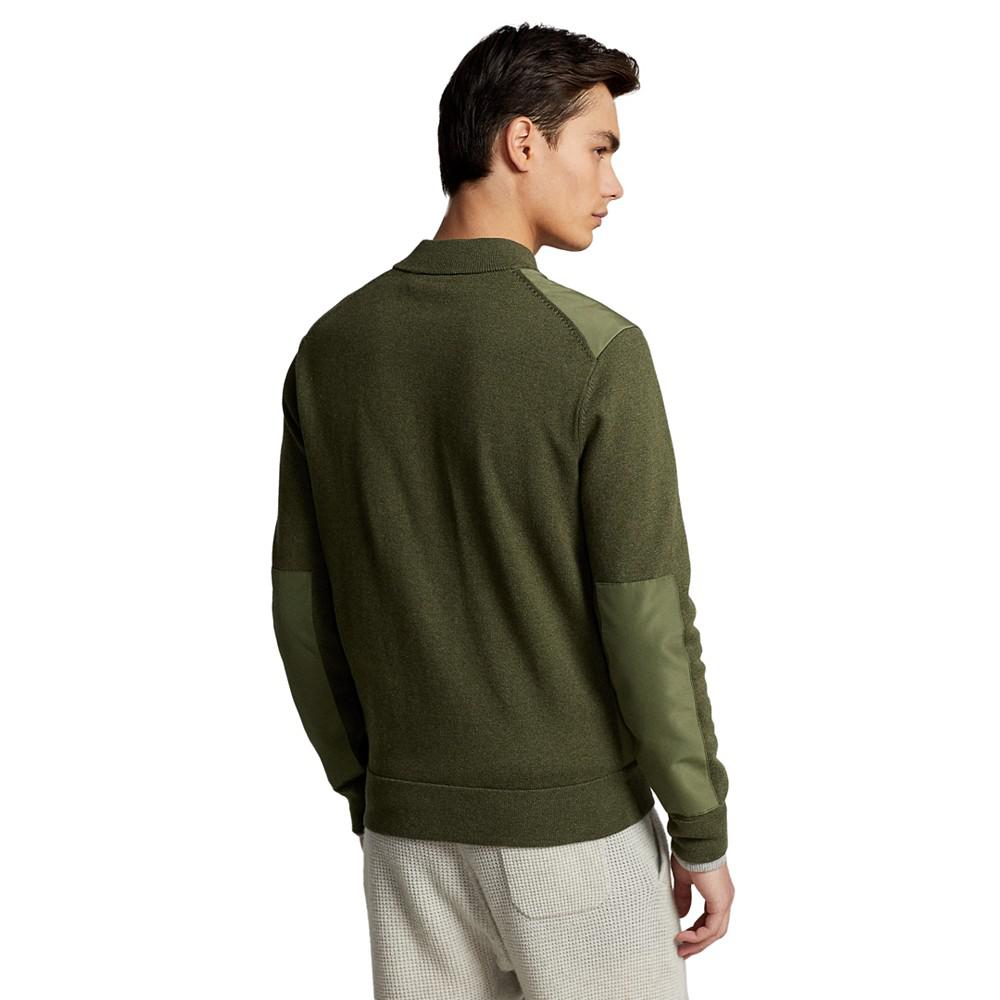 Men's Hybrid Full-Zip Sweater商品第2张图片规格展示