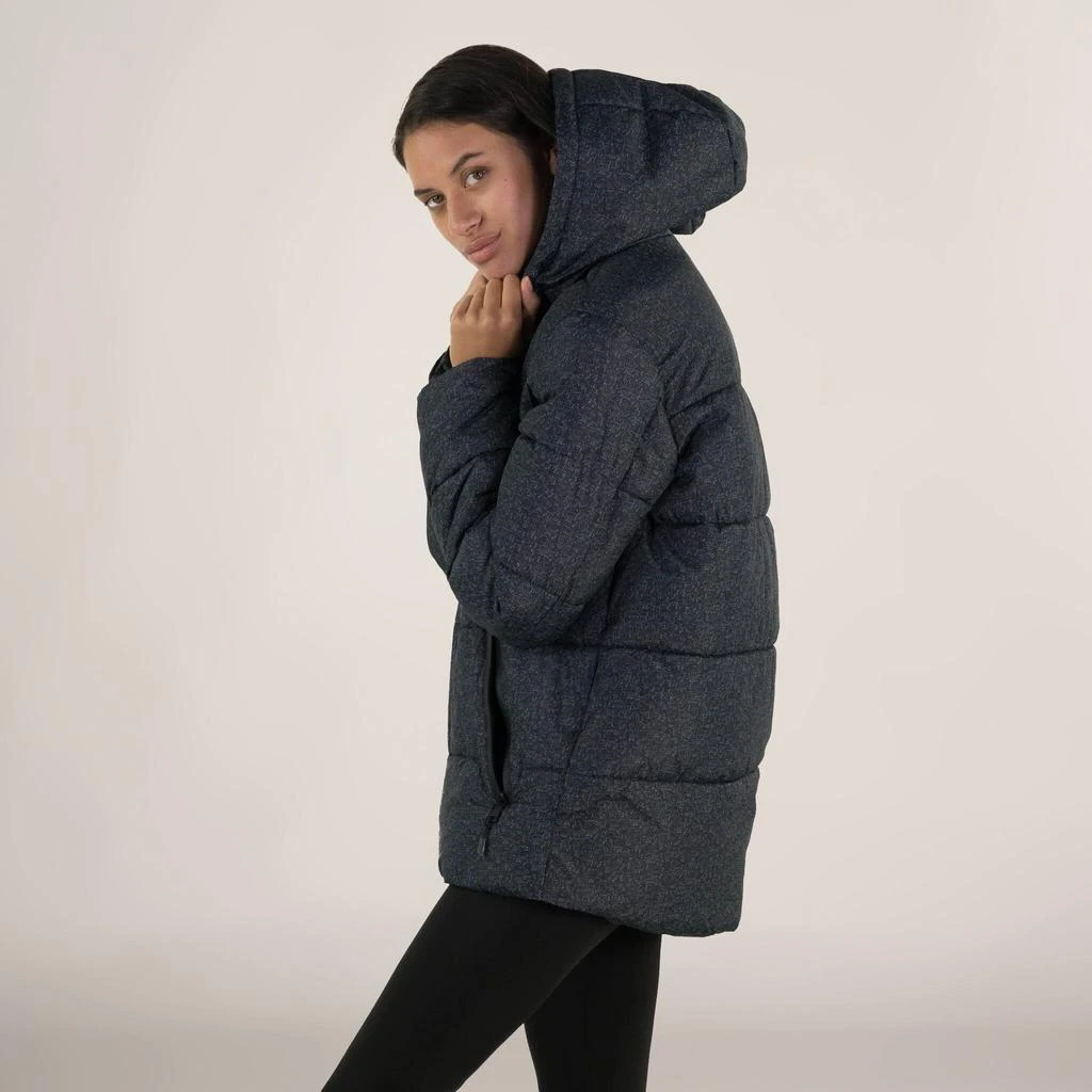 商品Members Only|Women's Heather Print Puffer Oversized Jacket,价格¥252,第3张图片详细描述