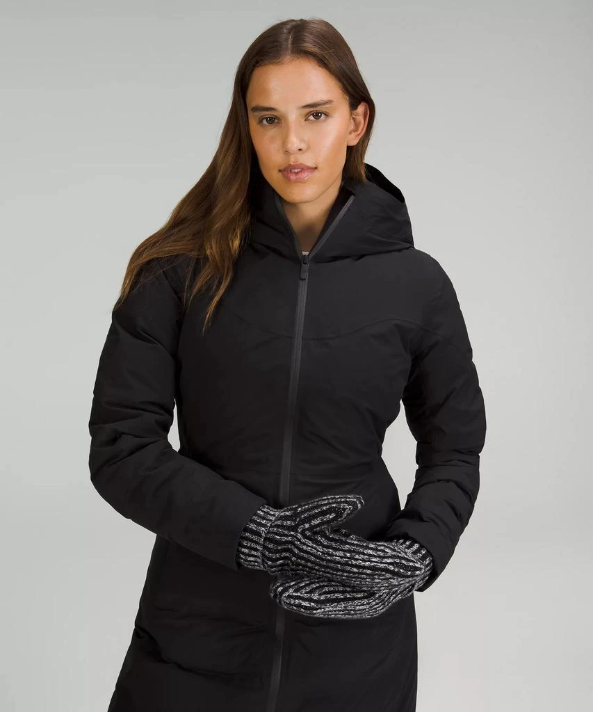 商品Lululemon|Women's Textured Fleece-Lined Knit Mittens,价格¥157,第4张图片详细描述