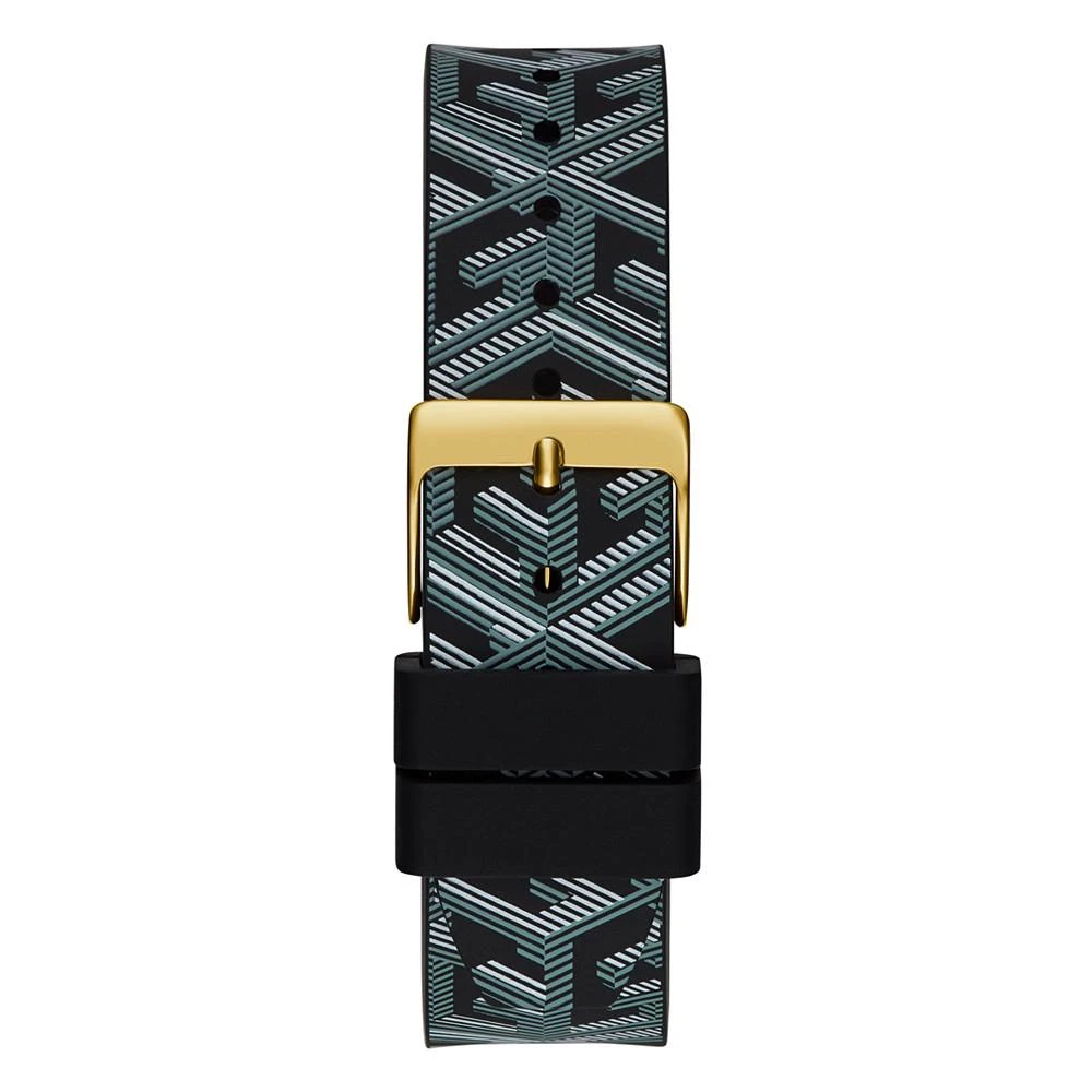 商品GUESS|Women's Analog Black Silicone Watch 38mm,价格¥344,第3张图片详细描述