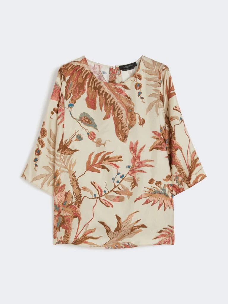 商品Weekend Max Mara|Printed silk twill blouse,价格¥2722,第4张图片详细描述