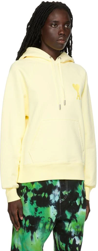 商品AMI|Yellow Ami de Cœur Hoodie,价格¥937,第2张图片详细描述