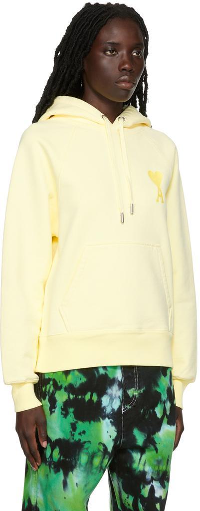 商品AMI|Yellow Ami de Cœur Hoodie,价格¥952,第4张图片详细描述