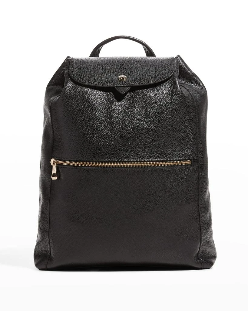 商品Longchamp|Le Foulonne Drawstring Leather Backpack,价格¥4586,第1张图片