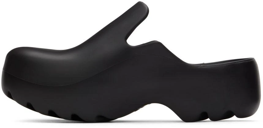 商品Bottega Veneta|Black Rubber Flash Clogs,价格¥4858,第3张图片详细描述