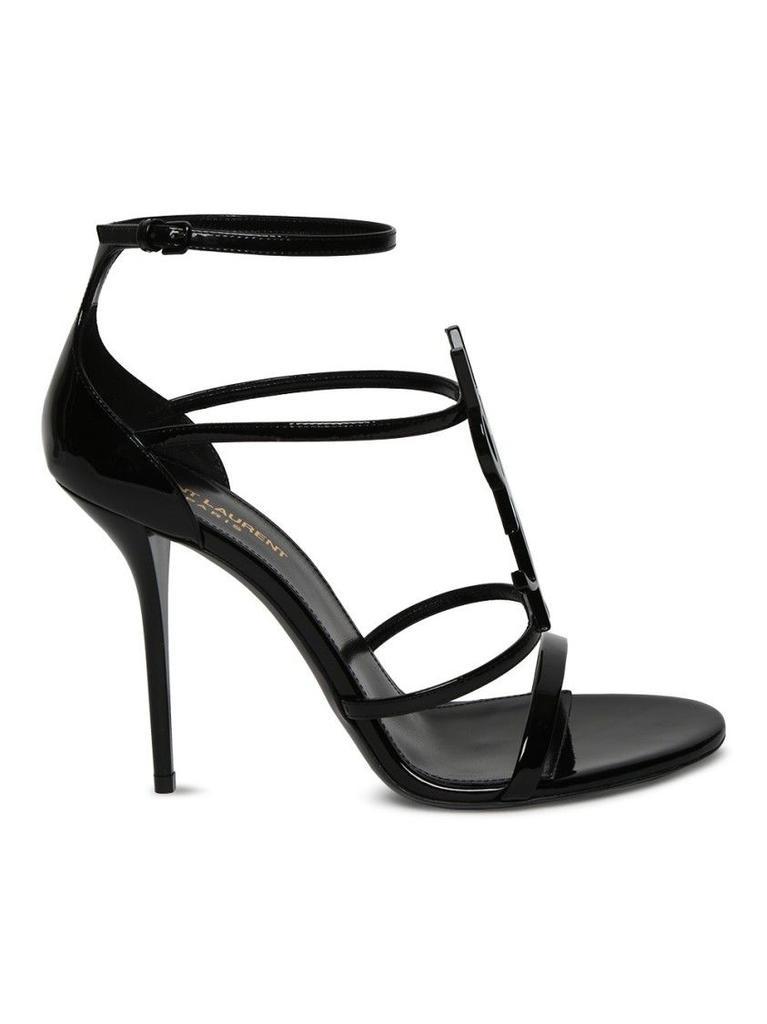 商品Yves Saint Laurent|Black Patent Learher Sandals,价格¥7975,第4张图片详细描述