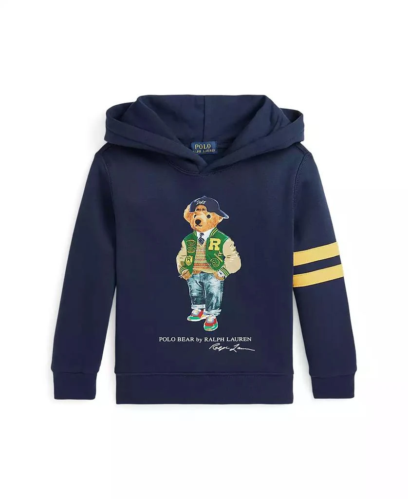 商品Ralph Lauren|Toddler and Little Boys Polo Bear Fleece Hoodie Sweatshirt,价格¥587,第2张图片详细描述