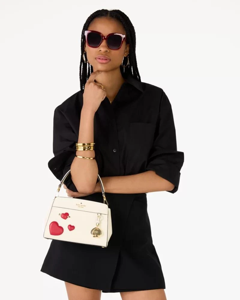 商品Kate Spade|Madison Puffy Heart Small Top Handle Satchel,价格¥806,第2张图片详细描述