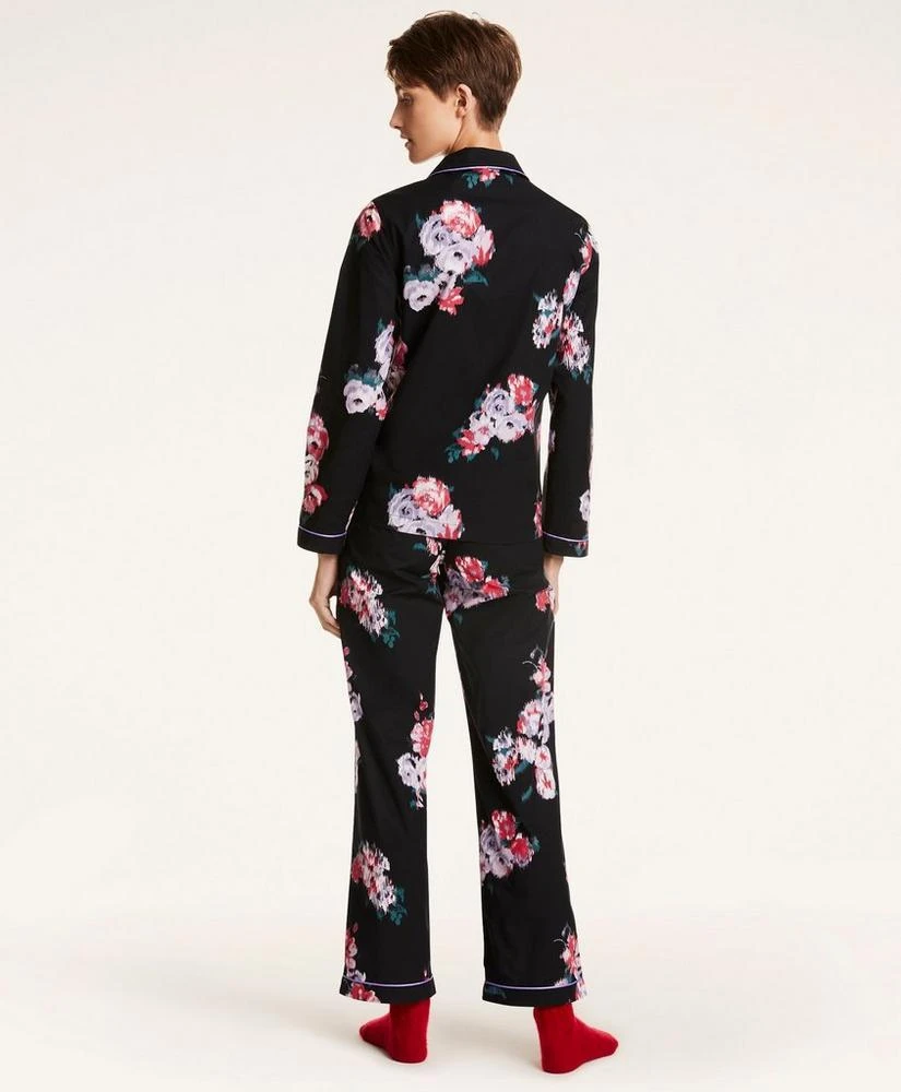 商品Brooks Brothers|Floral Print Supima® Cotton Poplin Pajama Set,价格¥659,第3张图片详细描述