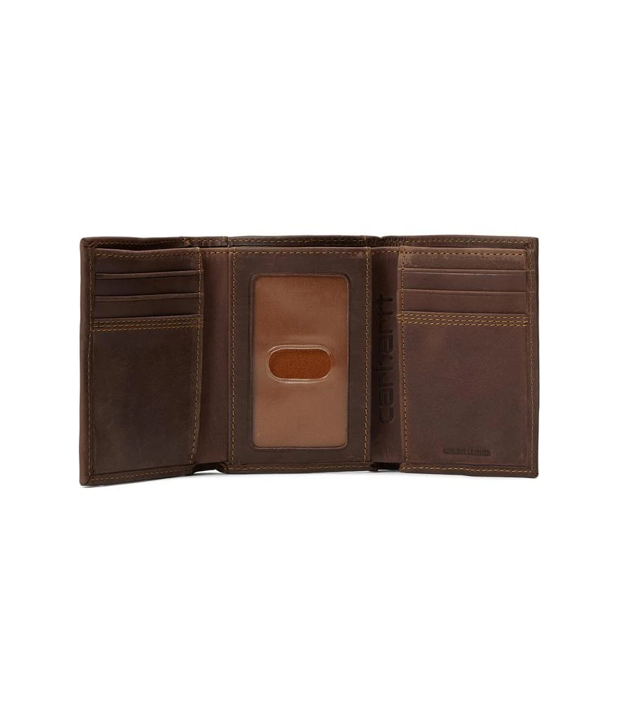 商品Carhartt|Leather Triple-Stitched Trifold Wallet,价格¥303,第3张图片详细描述