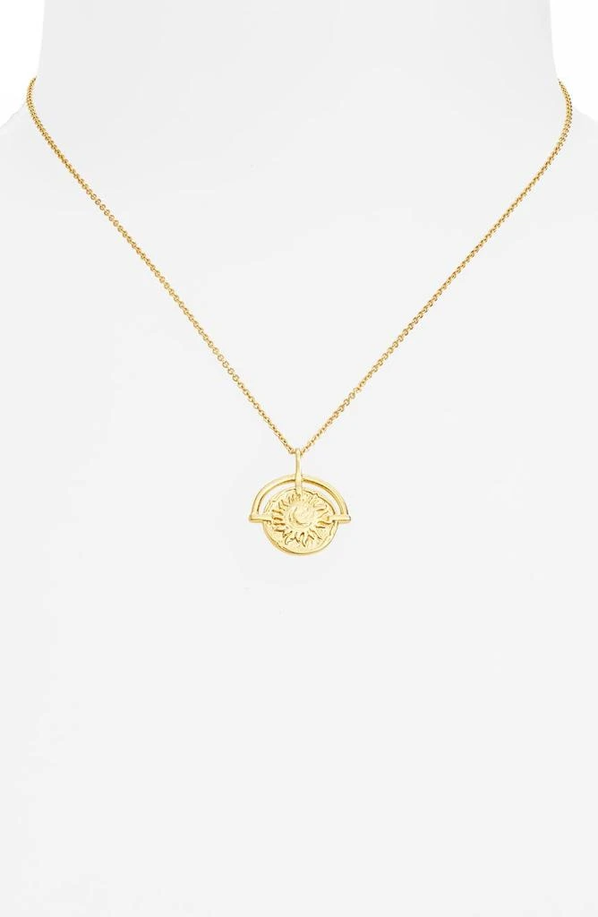 商品Madewell|Sunray Coin Pendant Necklace,价格¥90,第2张图片详细描述