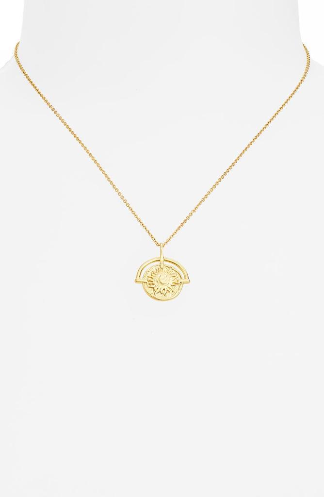 商品Madewell|Sunray Coin Pendant Necklace,价格¥149,第4张图片详细描述