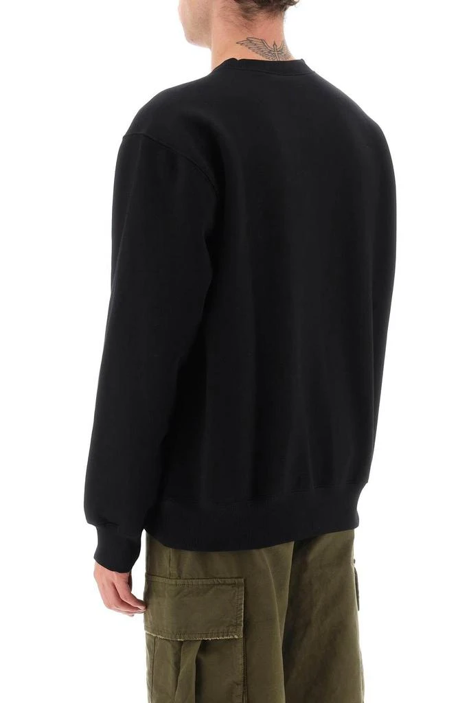 商品Carhartt WIP|Crew-neck sweatshirt with logo embroidery,价格¥322,第4张图片详细描述