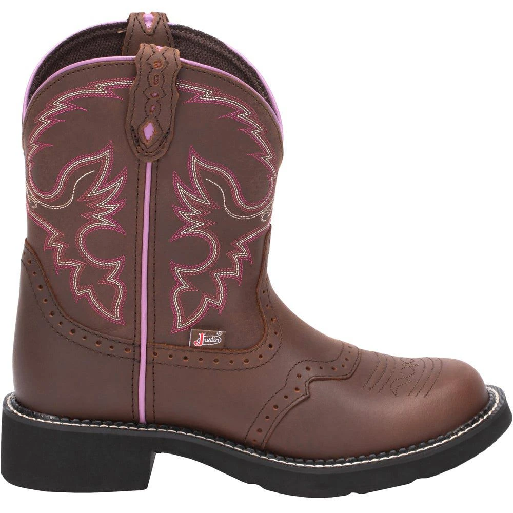 商品Justin Boots|Gemma Round Toe Cowboy Boots,价格¥908,第1张图片