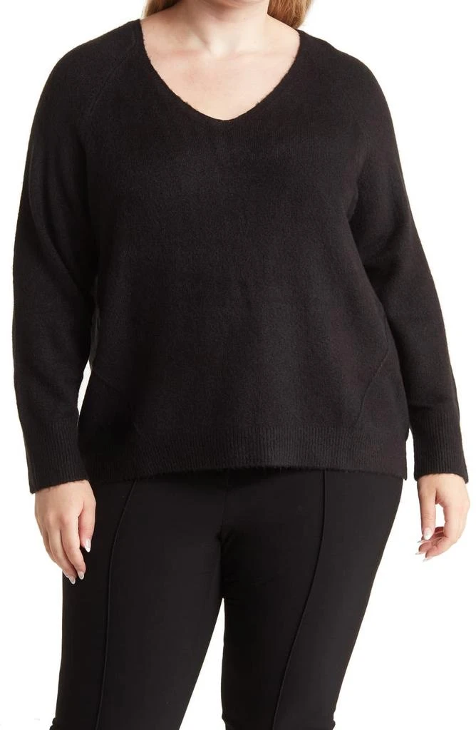 商品Vince Camuto|Step Hem V-Neck Sweater,价格¥111,第1张图片