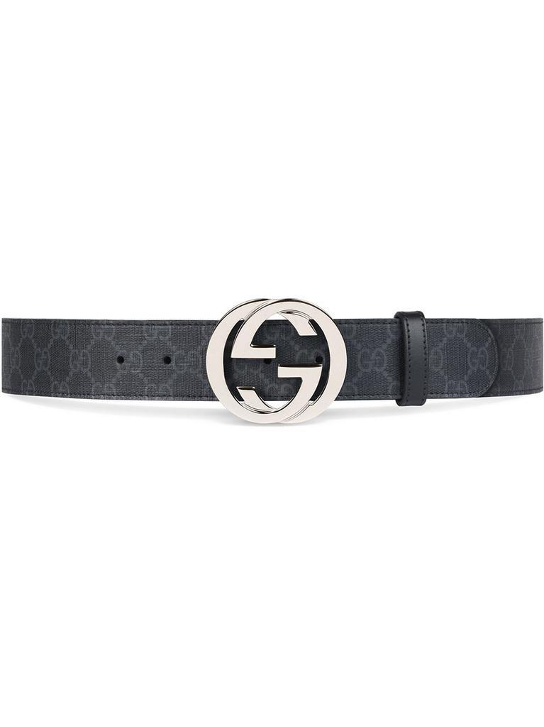 商品Gucci|GUCCI - Gg Supreme Leather Belt,价格¥2868,第1张图片