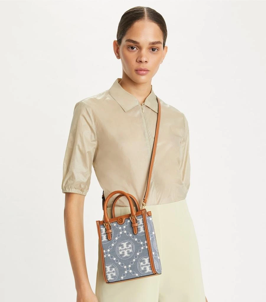 商品Tory Burch|mini T Monogram 手提包,价格¥1895,第2张图片详细描述