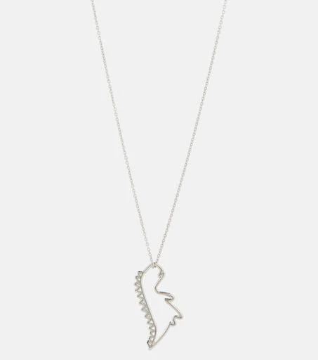 商品Aliita|Dino 9kt white gold necklace,价格¥2524,第1张图片